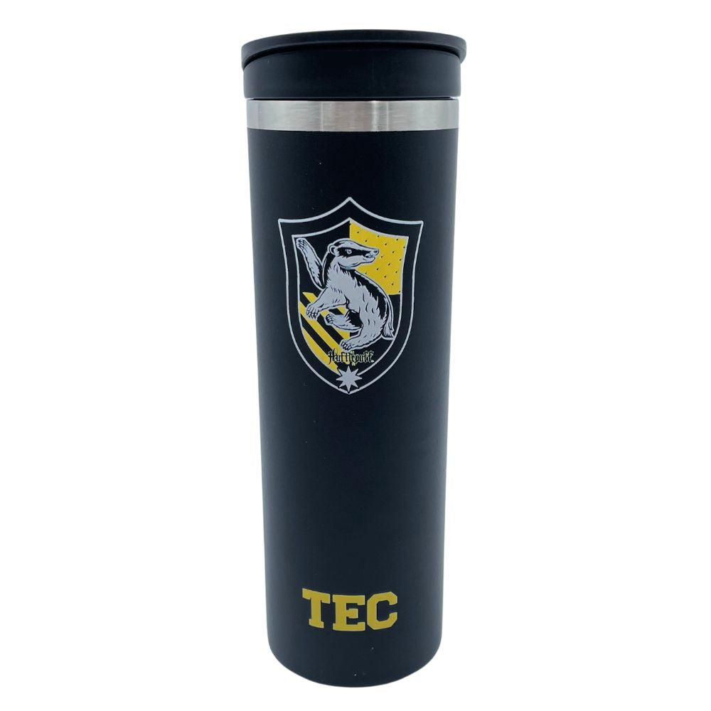 Termo Metálico Harry Potter Hufflepuff TEC, Negro
