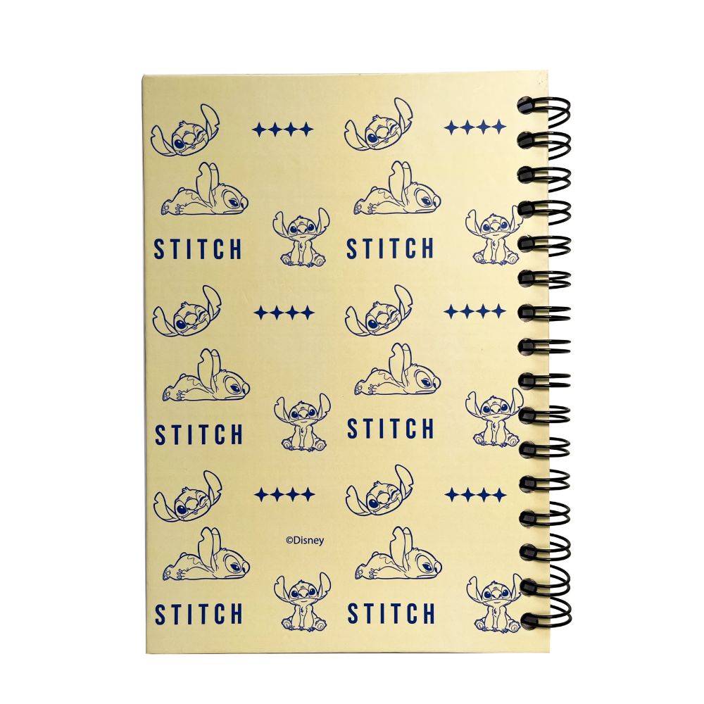 Libreta Mult Spiral Disney Stitch TEC, Beige