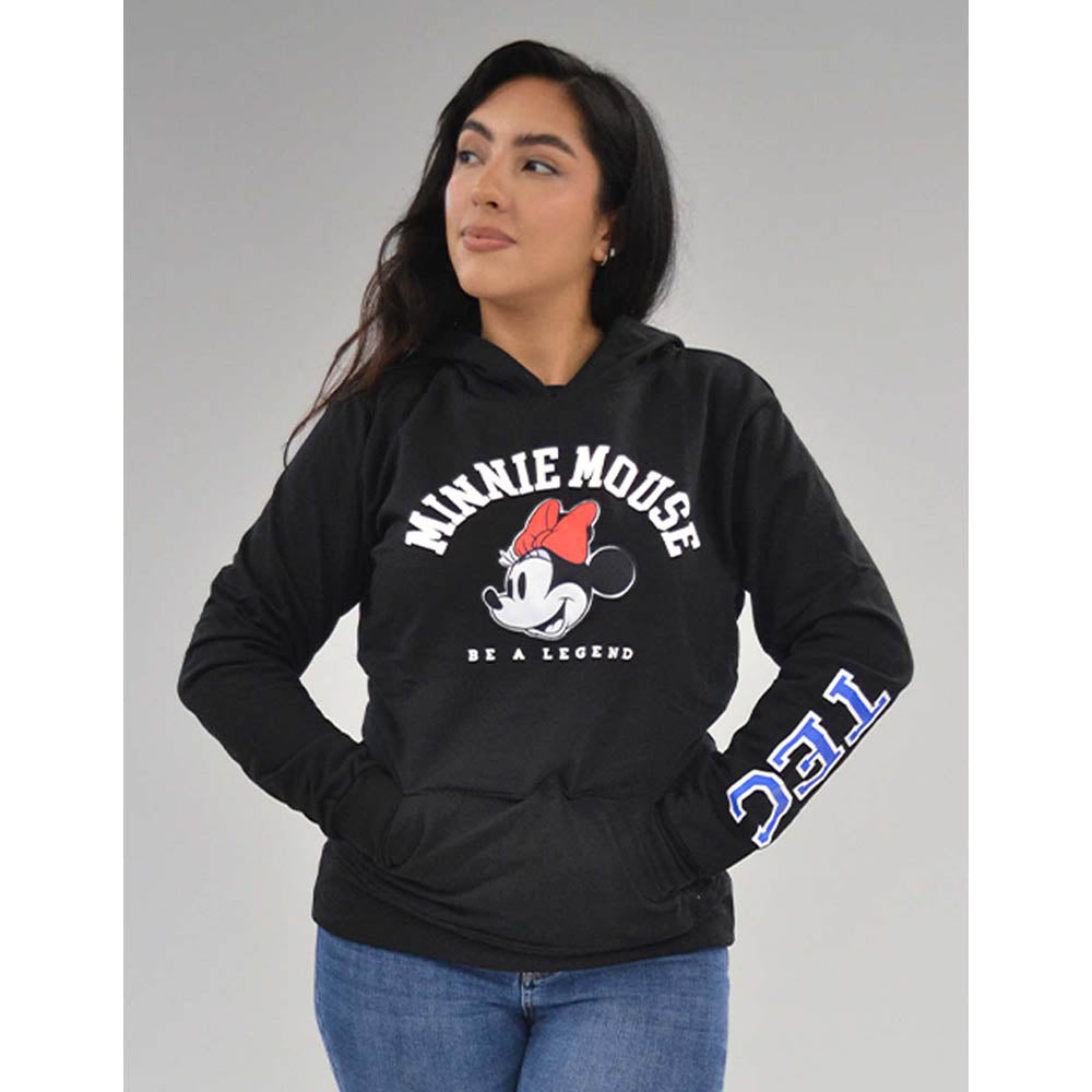 Sudadera Algodón Disney Minnie TEC Negro