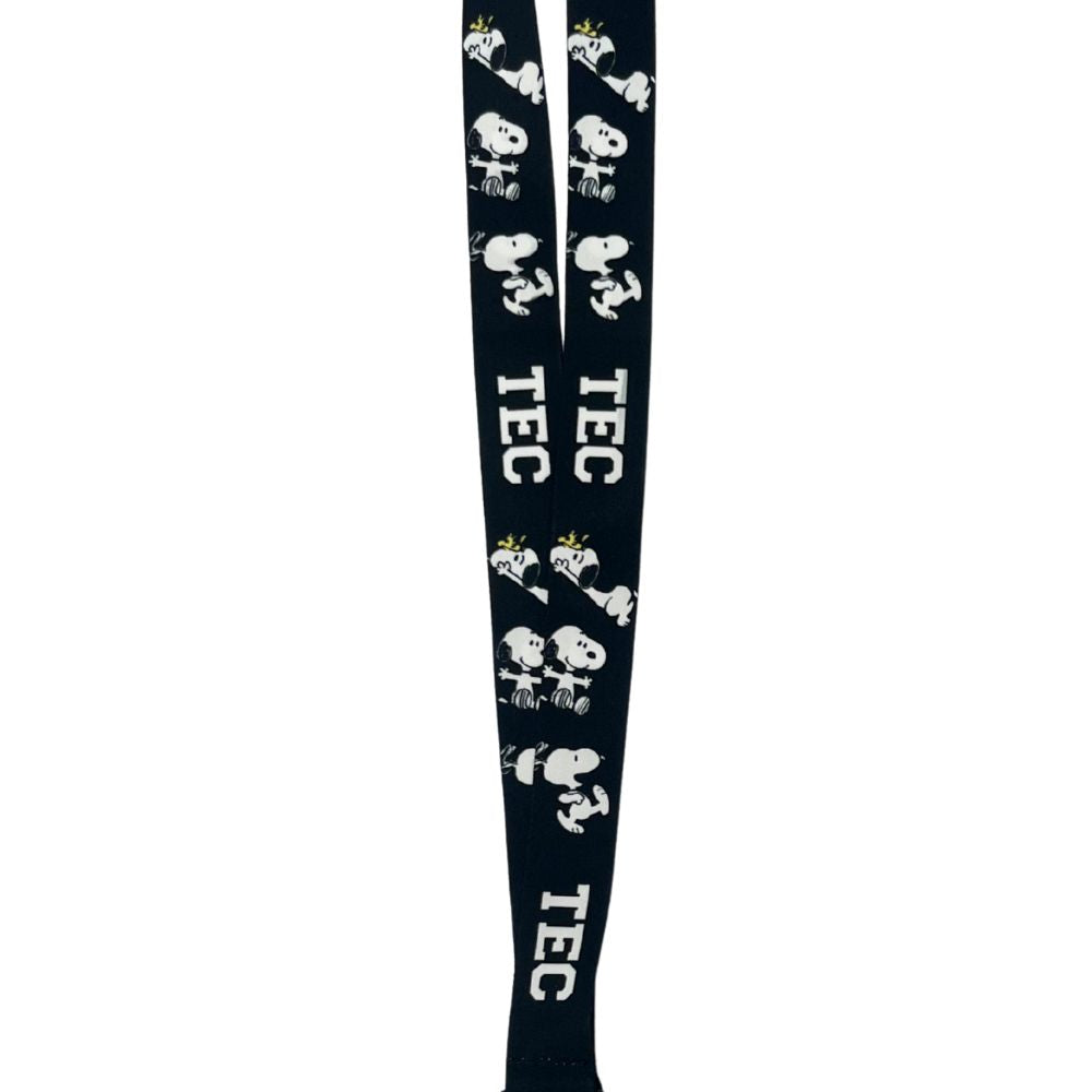 Portagafete Peanuts Snoopy B2S25 TEC, Negro