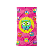 Toalla Grande Premium Para Baño Búhos Cute 75 x 147 cm