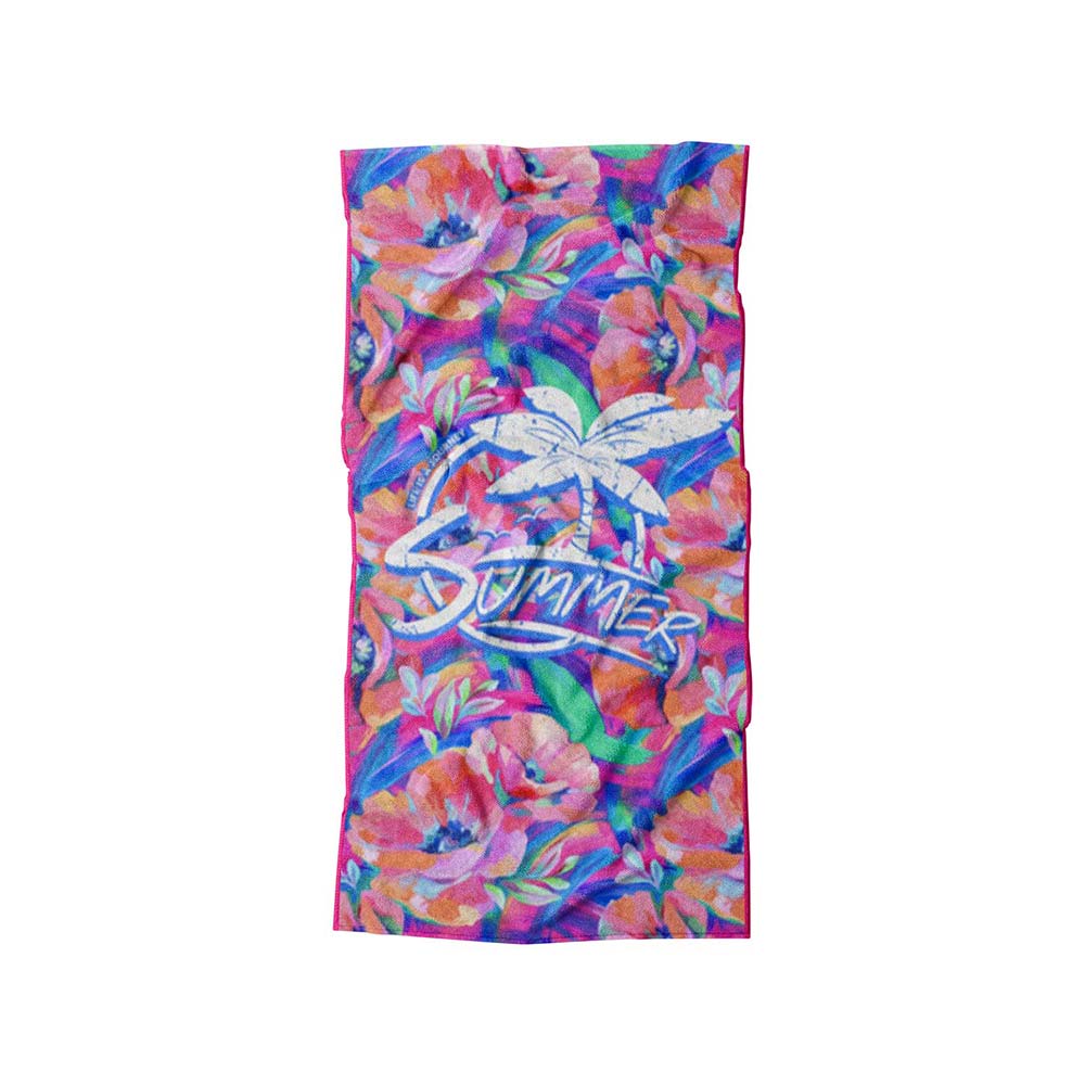Toalla Grande Premium Para Baño Summer Flamingos 75 x 147 cm