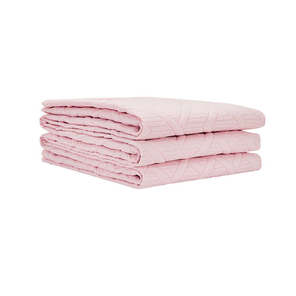 Colcha Diamante Matrimonial Rosa 1.90 x 2.25 mts