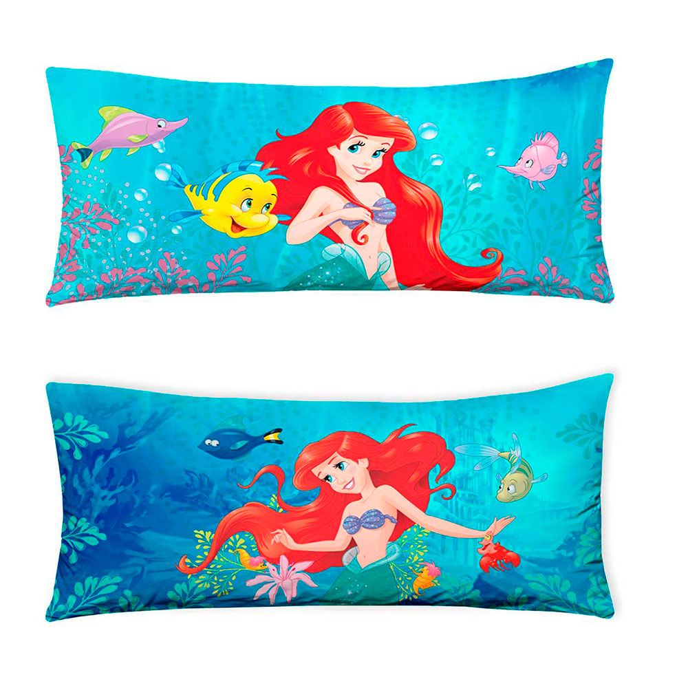 Almohada Súper jumbo 1.20 x .50 mts Sirenita