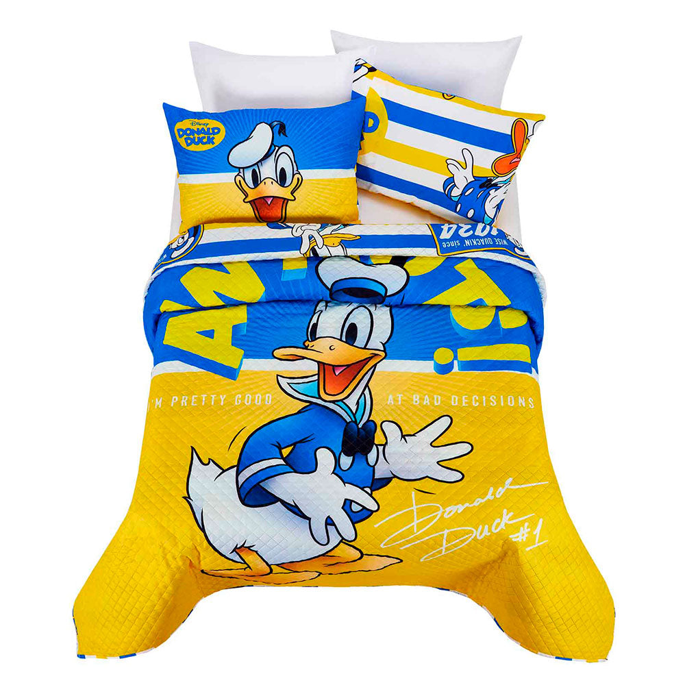 Edrecolcha Matrimonial 1.90 x 2.25 mts. Donald Duck