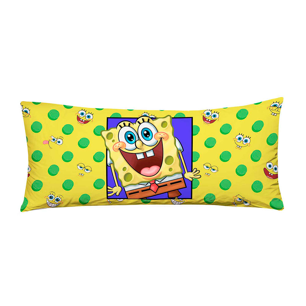 Almohada Súper jumbo 1.20 x .50 mts Bob Esponja