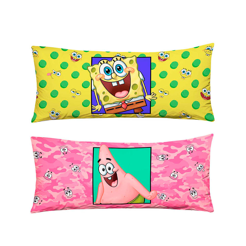 Almohada Súper jumbo 1.20 x .50 mts Bob Esponja
