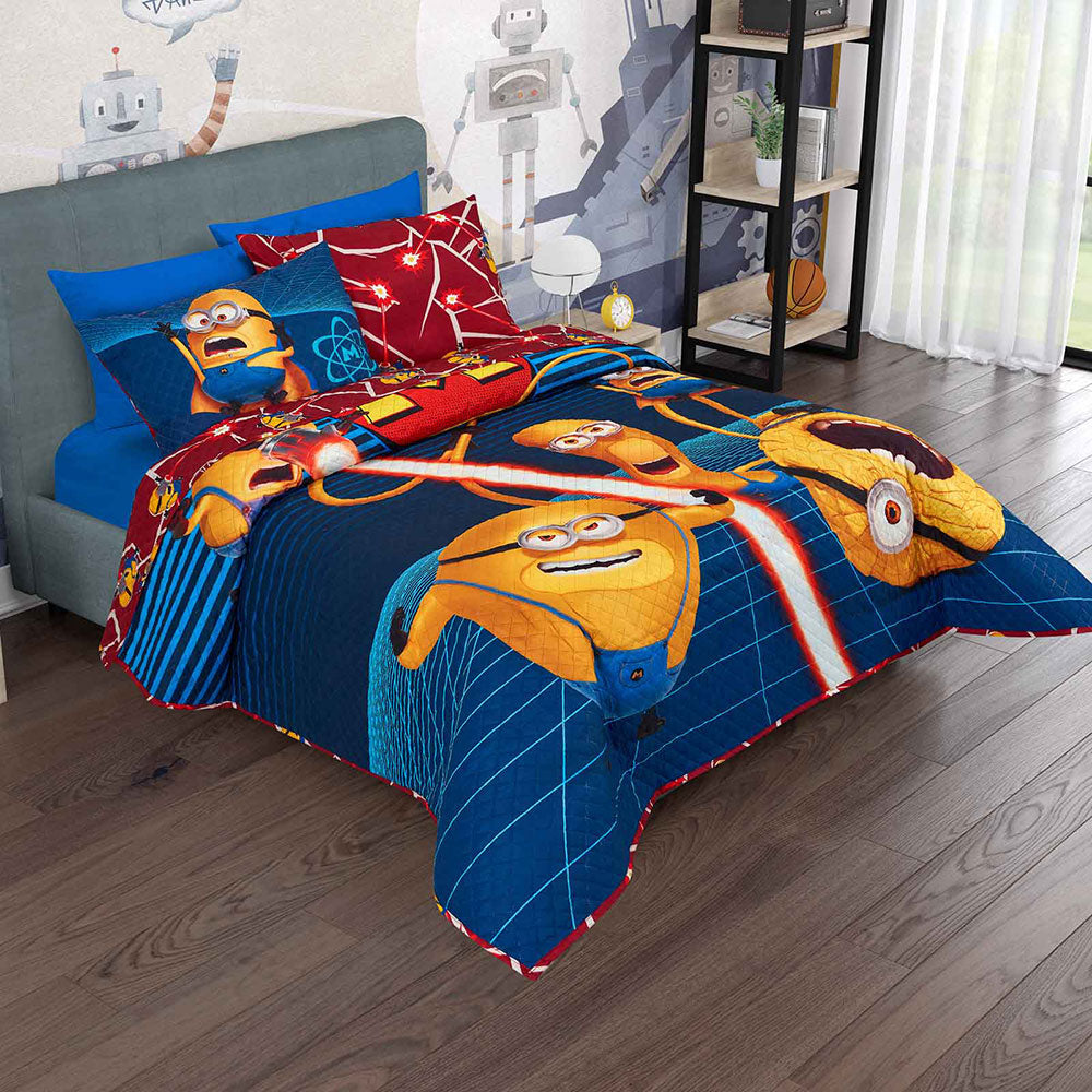 Edrecolcha Matrimonial 1.90 x 2.25 mts. Minions