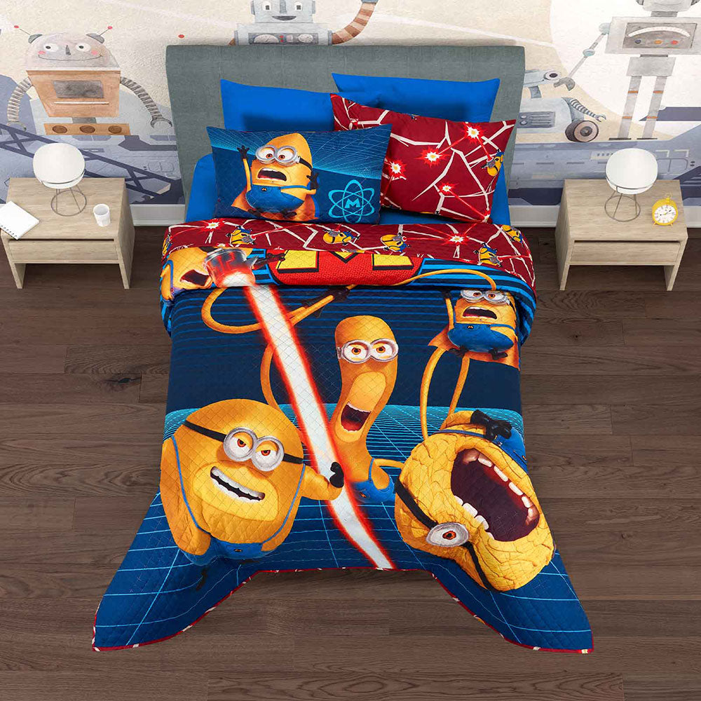 Edrecolcha Matrimonial 1.90 x 2.25 mts. Minions