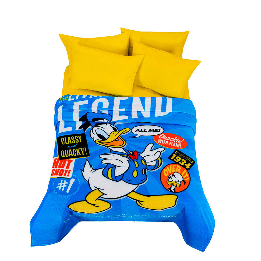 Cobertor Serenity Donald Duck Matrimonial 1.80 x 2.10 mts.