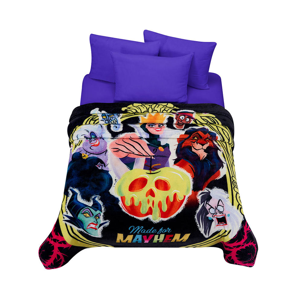 Cobertor Serenity Villanos Disney Matrimonial 1.80 x 2.10 mts.