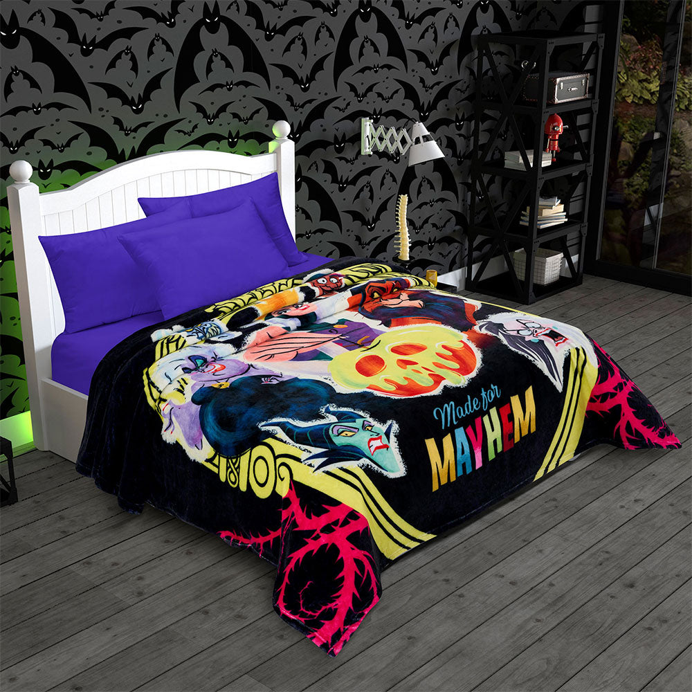 Cobertor Serenity Villanos Disney Matrimonial 1.80 x 2.10 mts.