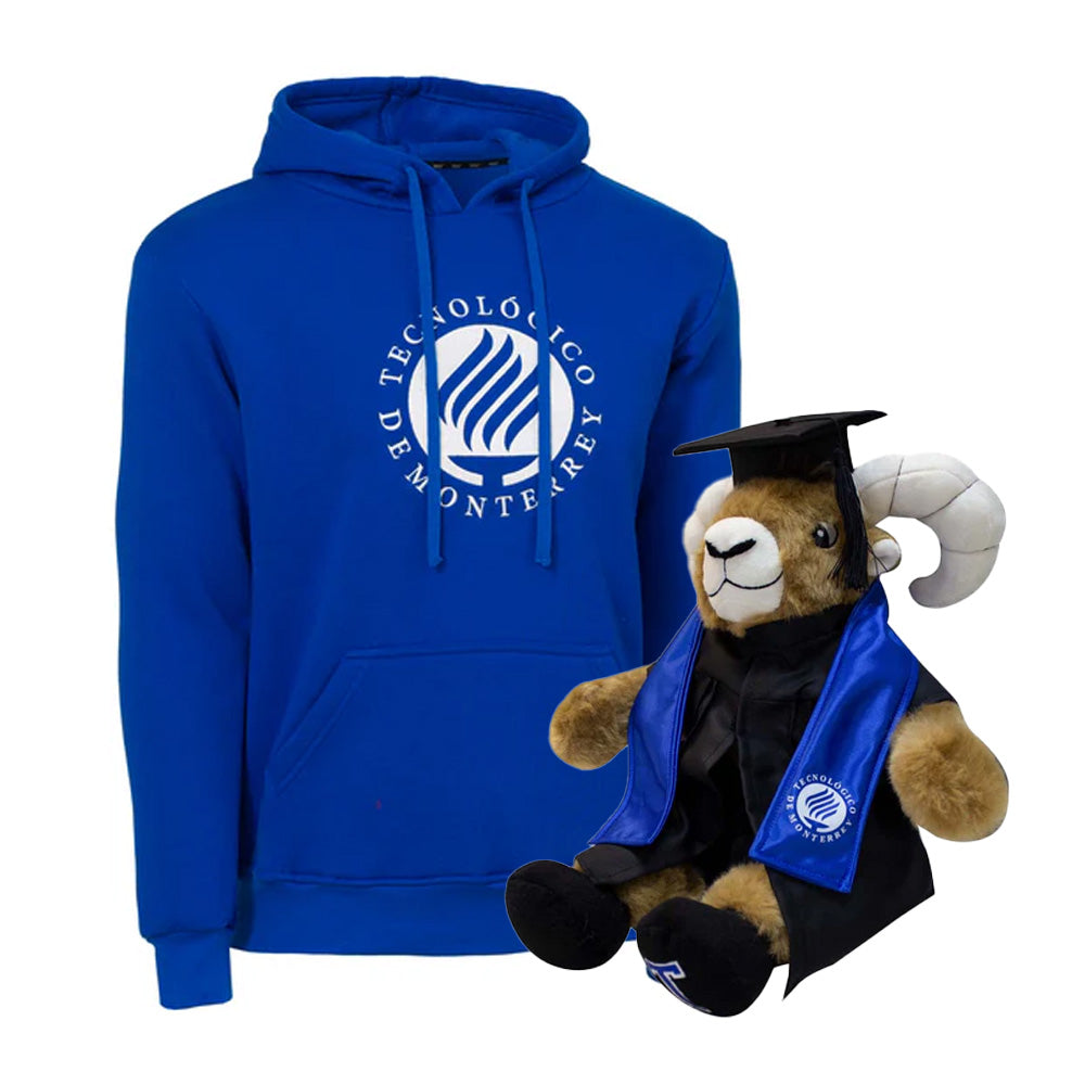 Kit Teus Profesional + Sudadera Essential Tecnológico de Monterrey Azul