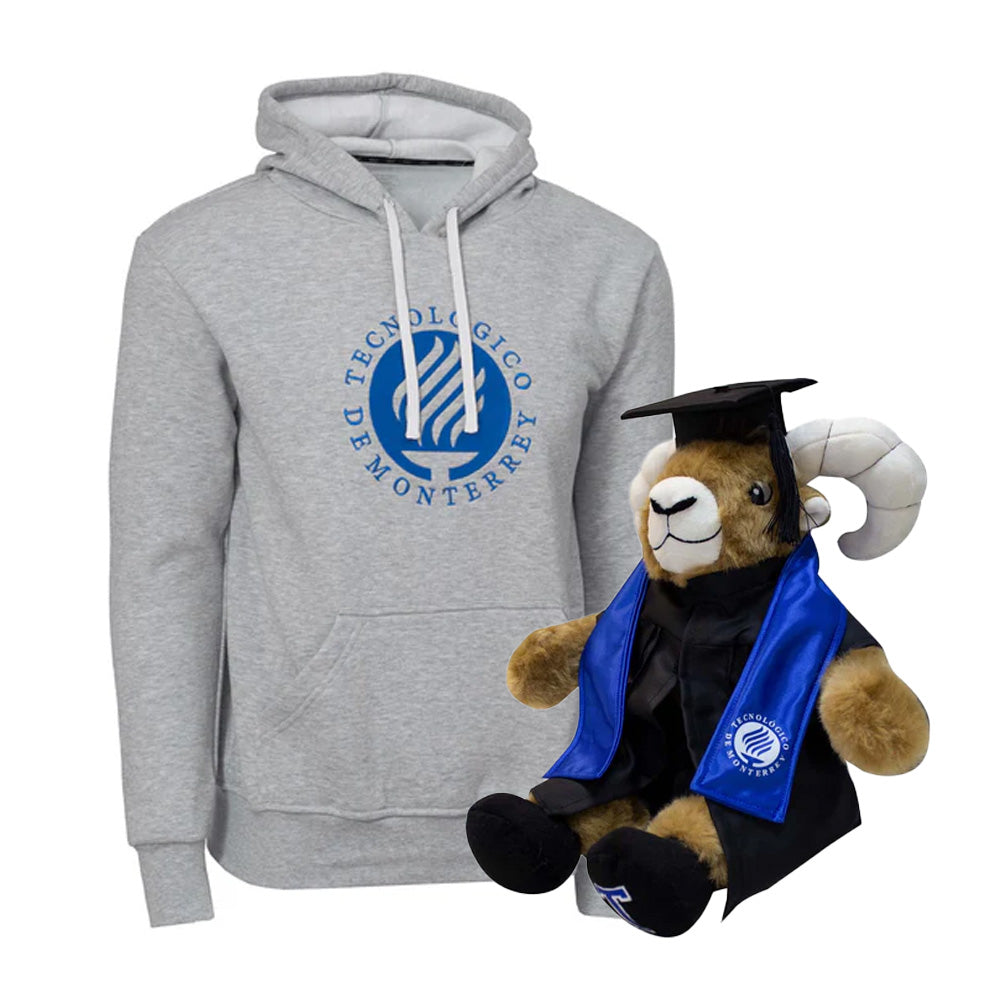 Kit Teus Profesional + Sudadera Essential Tecnológico de Monterrey Gris