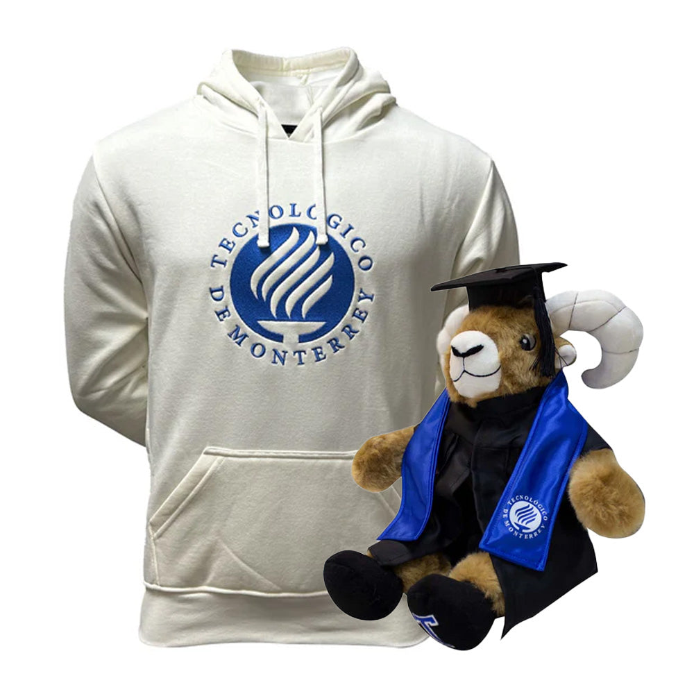 Kit Teus Profesional + Sudadera Essential Tecnológico de Monterrey Hueso