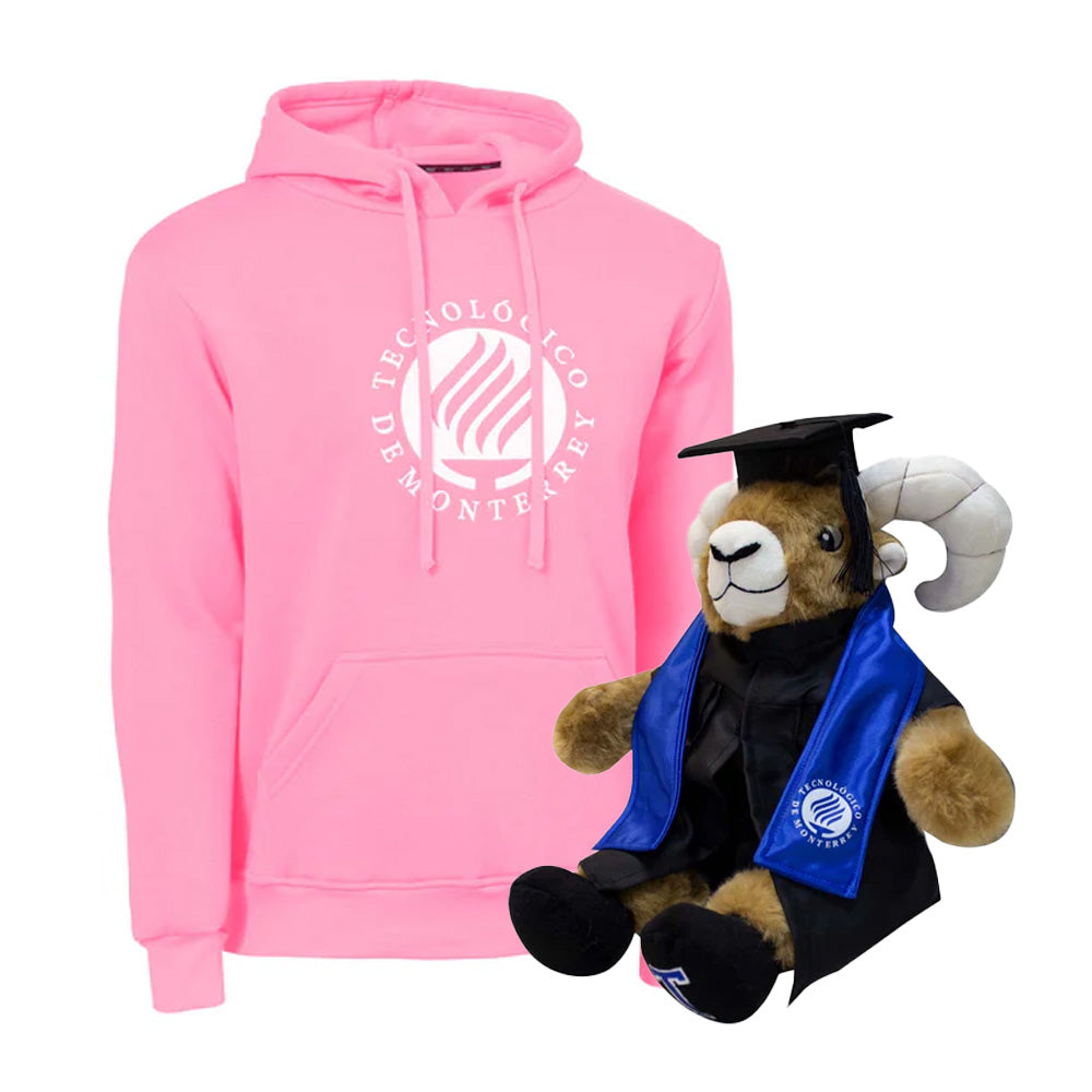 Kit Teus Profesional + Sudadera Essential Tecnológico de Monterrey Rosa