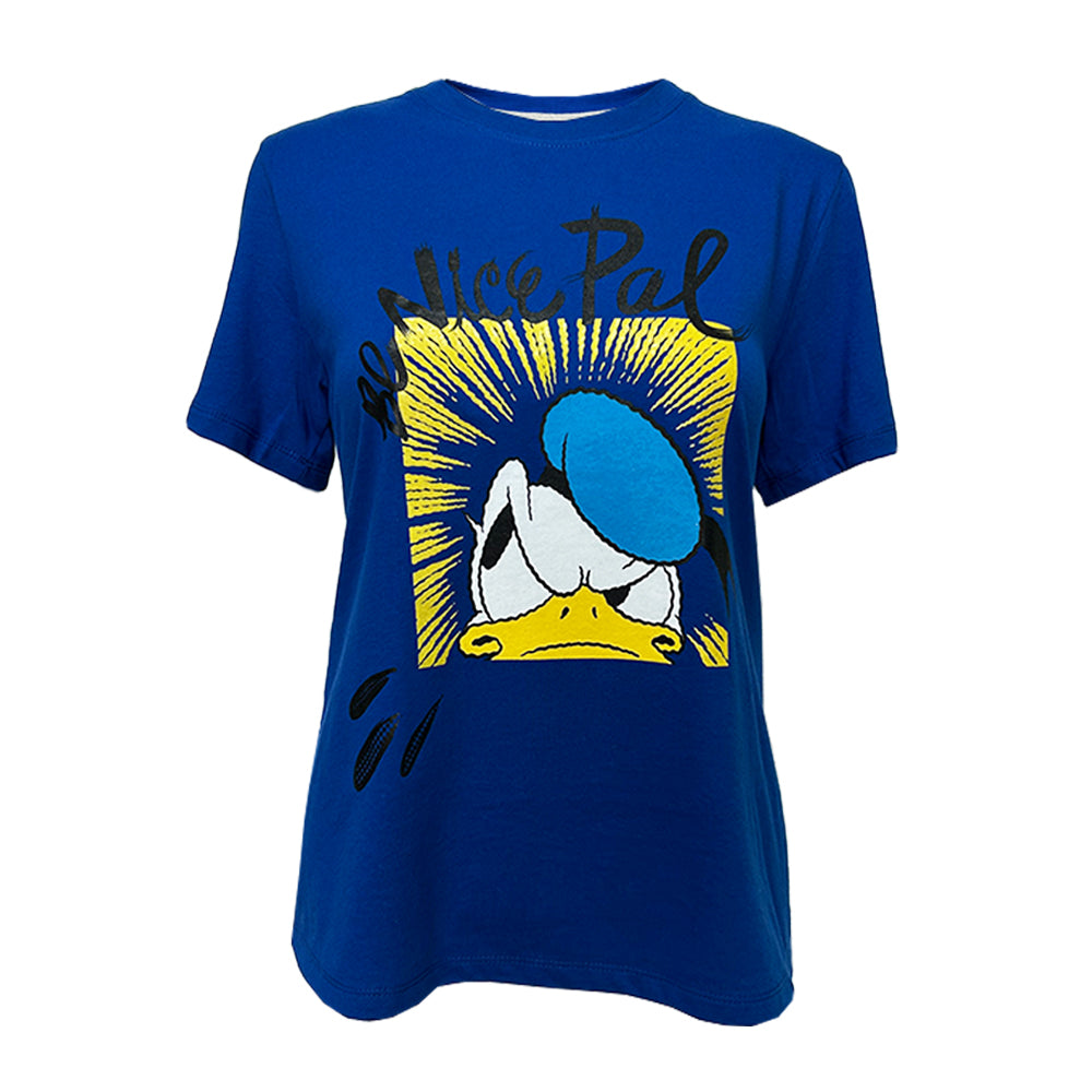 Playera Casual Disney Donald Nice Pal TEC Mujer Azul