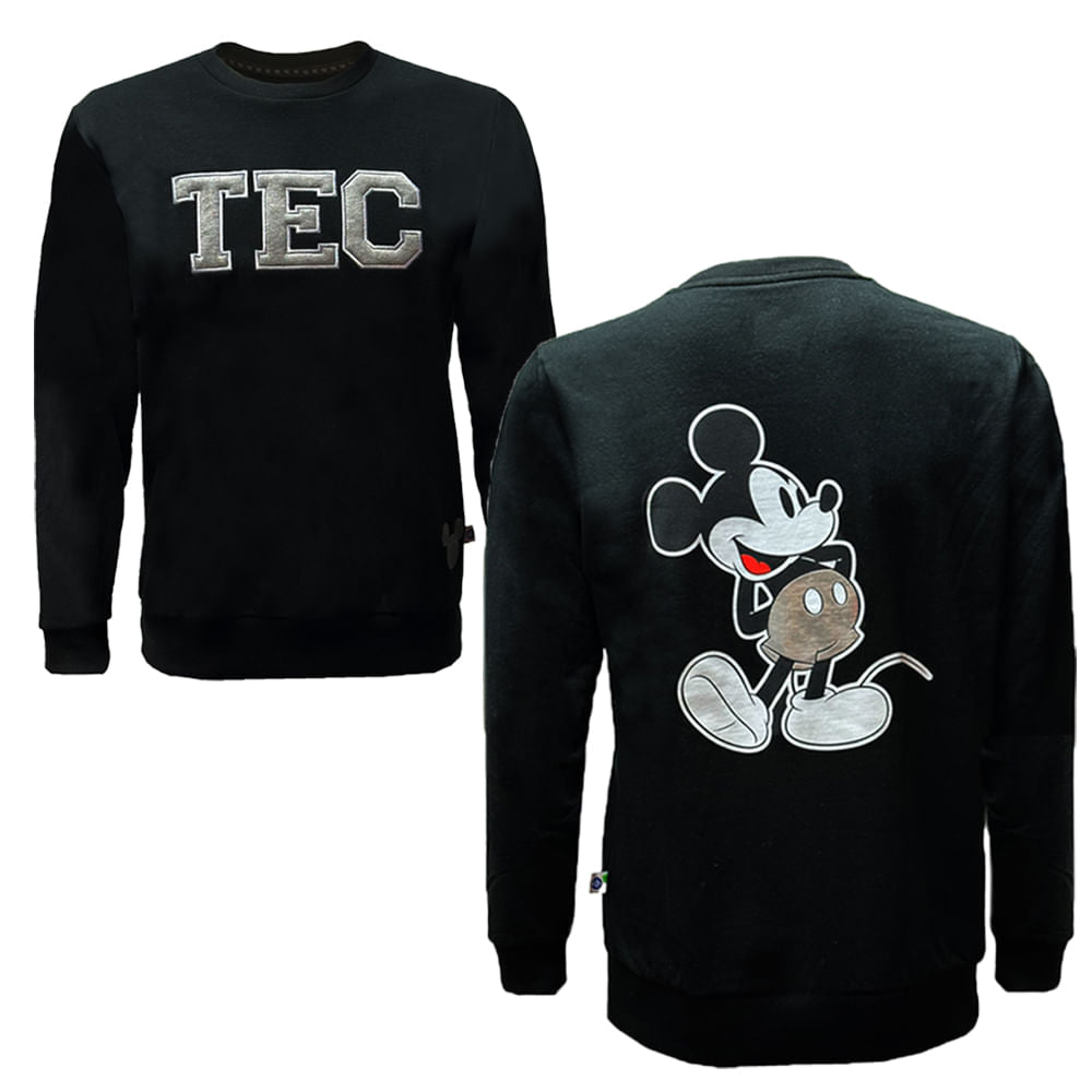 Sudadera PO Moda Disney Mickey TEC Negro