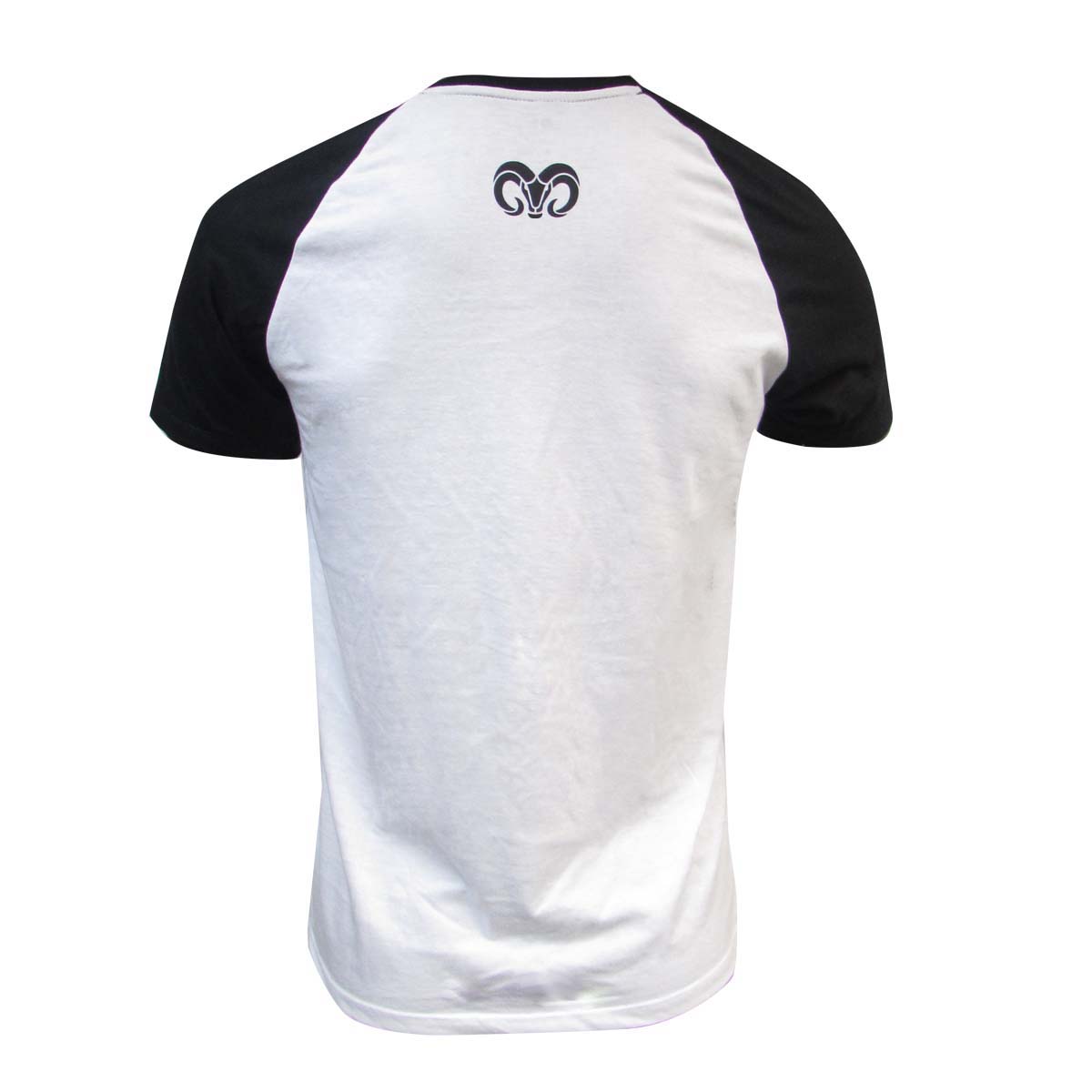 Playera Casual Borregos Circular Manga Raglan - Negro, Hombre