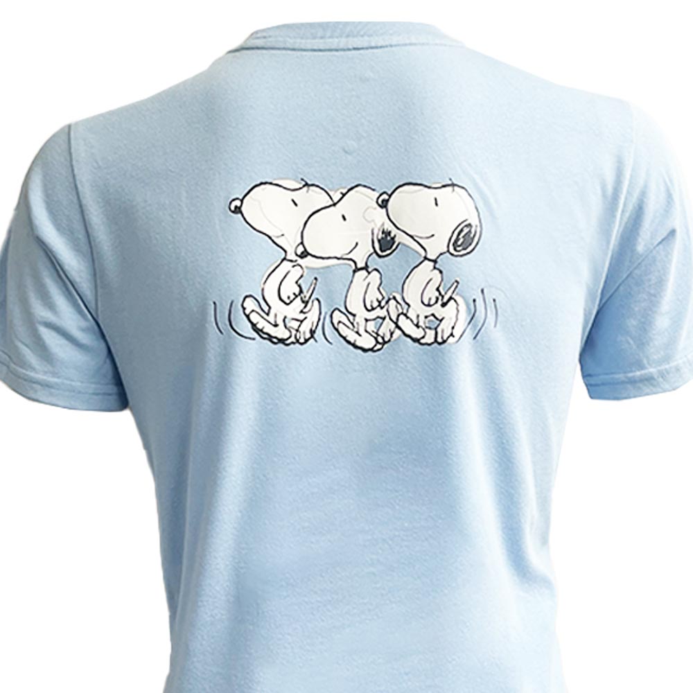 Playera Casual Peanuts TEC Celeste, Hombre