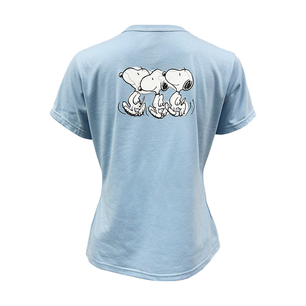Playera Casual Peanuts TEC Celeste, CF