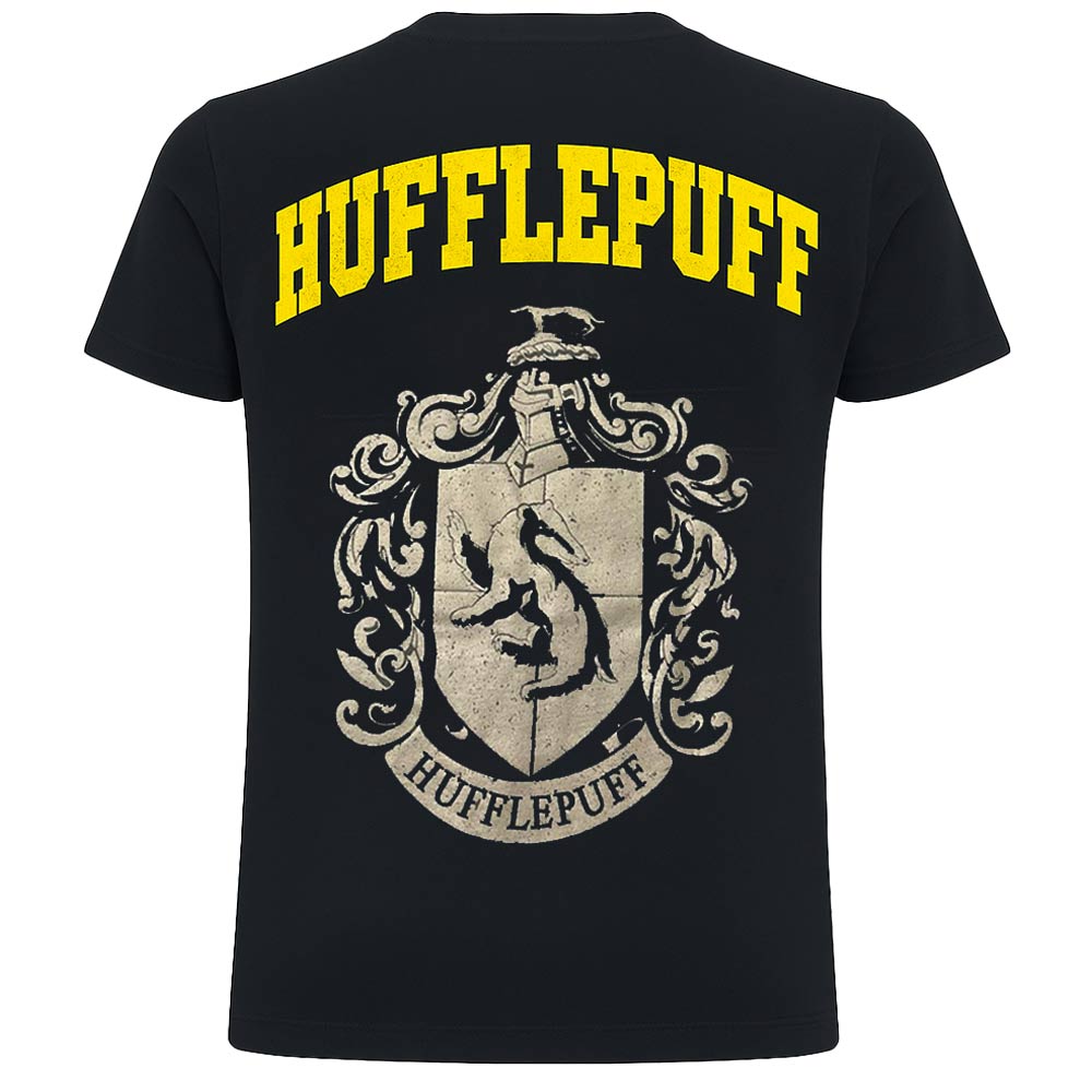 Playera Harry Potter Hufflepuff TEC Unisex, Negro
