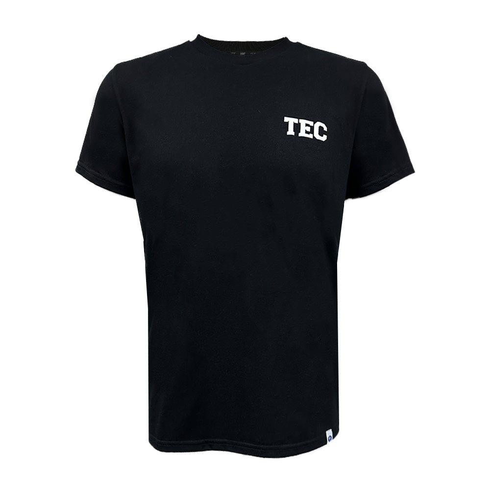 Playera Casual Peanuts TEC Negro, Hombre