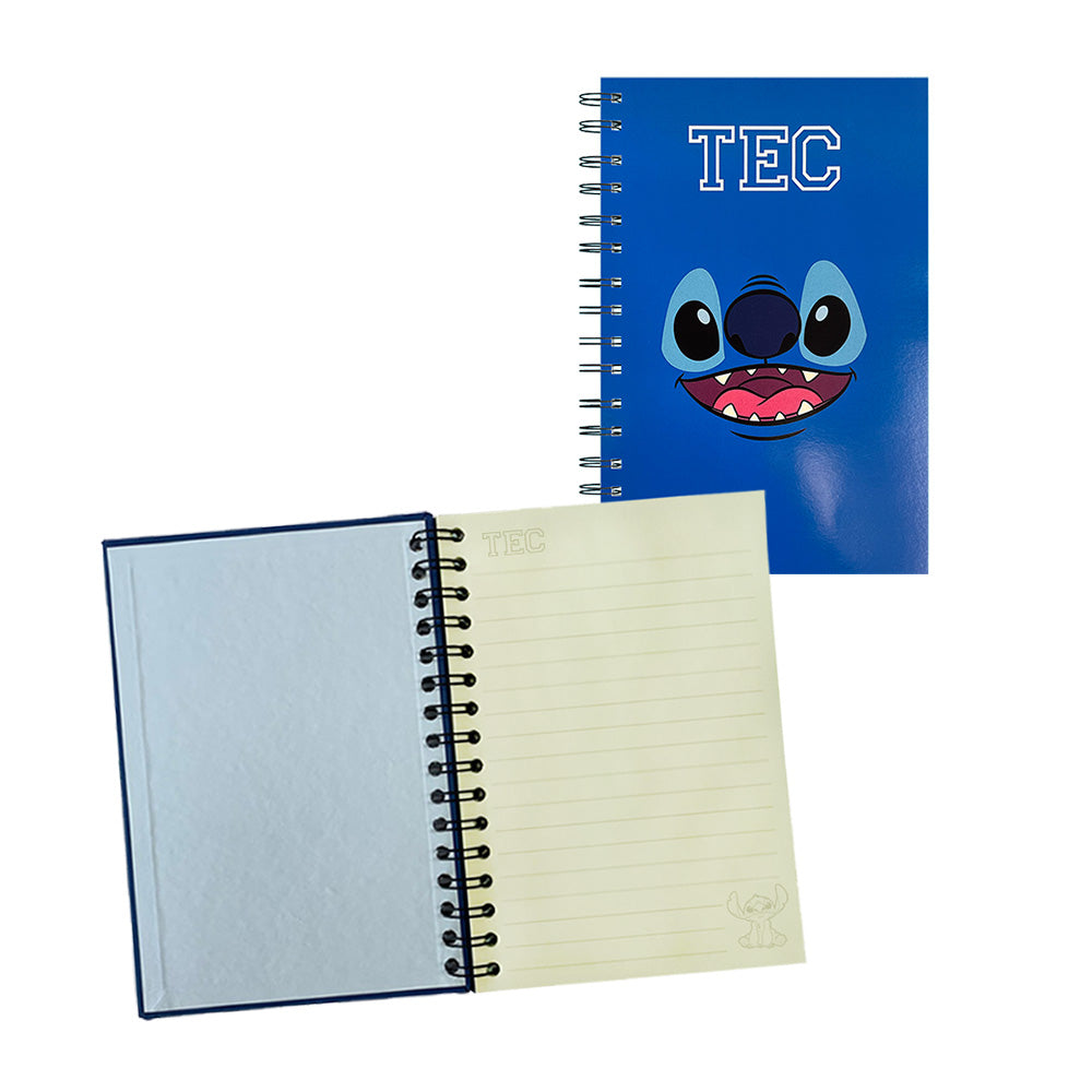 Libreta Disney Stitch Face, azul