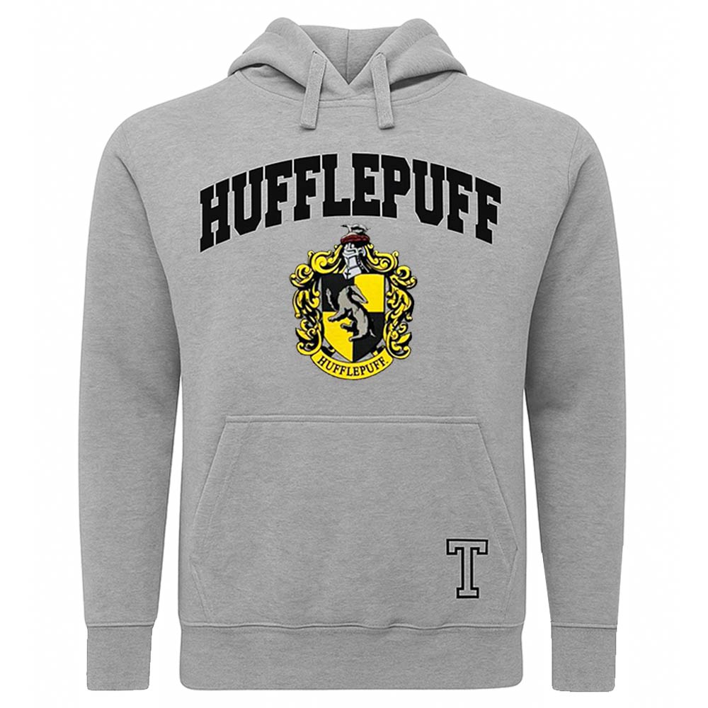 Sudadera Harry Potter Hufflepuff TEC Unisex, Gris