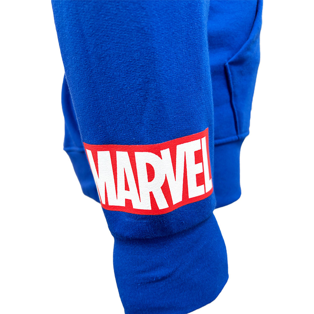 Sudadera Algodón Marvel Spiderman TEC Azul, unisex