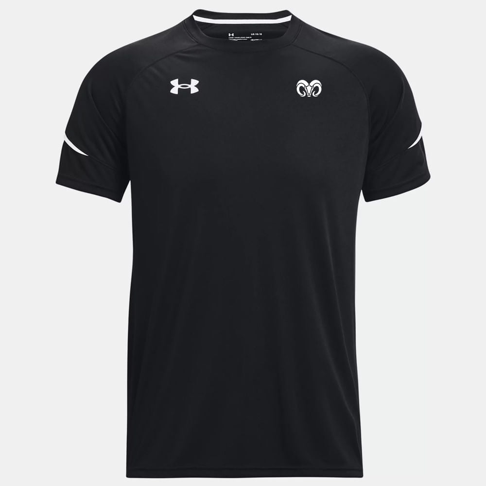 Playera Deportiva Under Armour Borregos Hombre - Negro