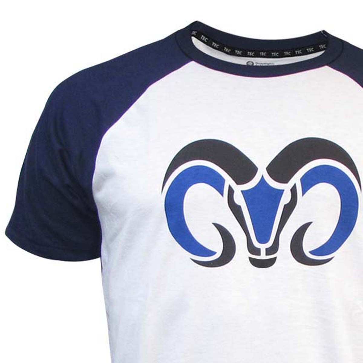 Playera Casual Borregos Manga Raglan - Marino, Hombre