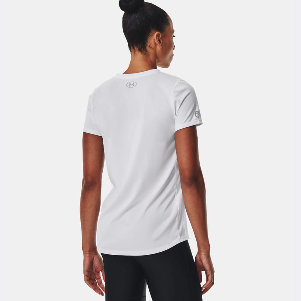 Playera Deportiva Under Armour Borregos CF - Blanco