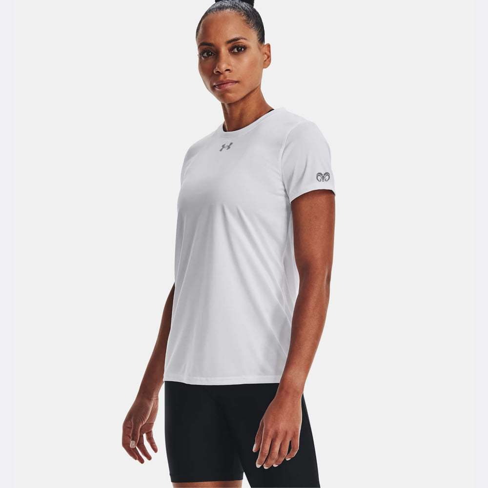 Playera Deportiva Under Armour Borregos CF - Blanco