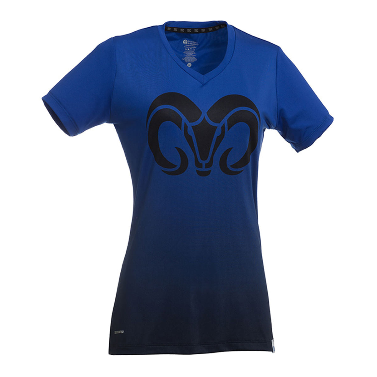 Playera Deportiva Borregos Degradado - Azul, Mujer