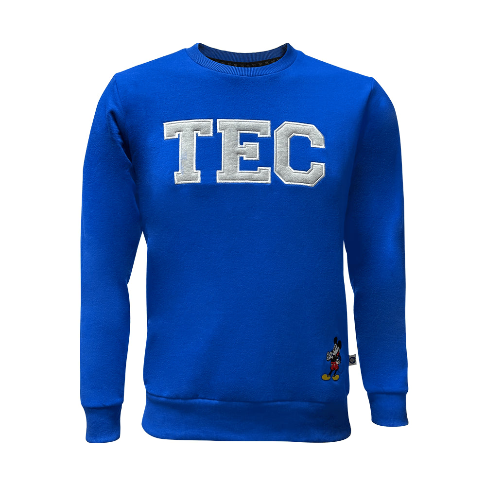 Sudadera PO Moda Disney Mickey TEC Azul
