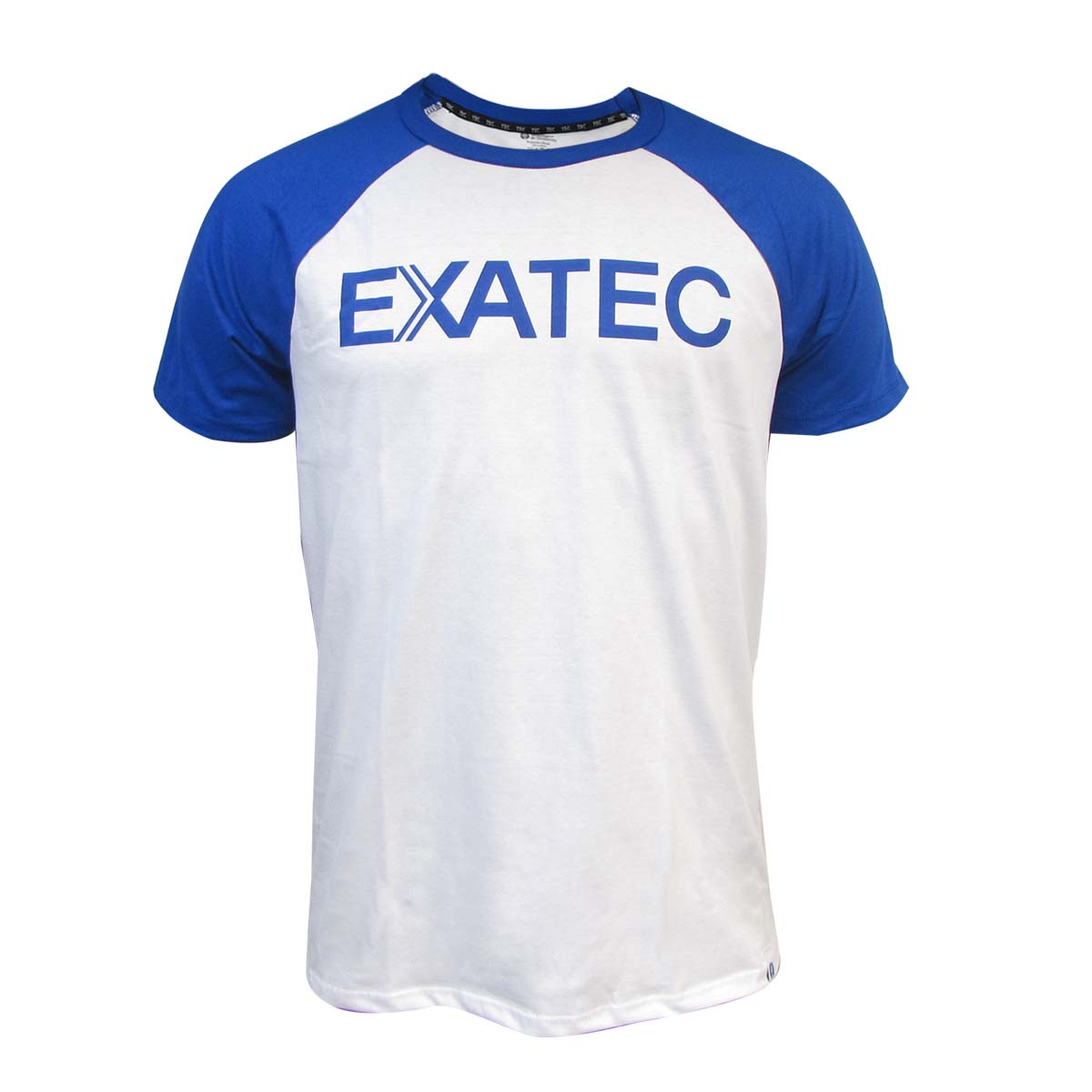 Playera Casual EXATEC Manga Raglan - Azul, Hombre
