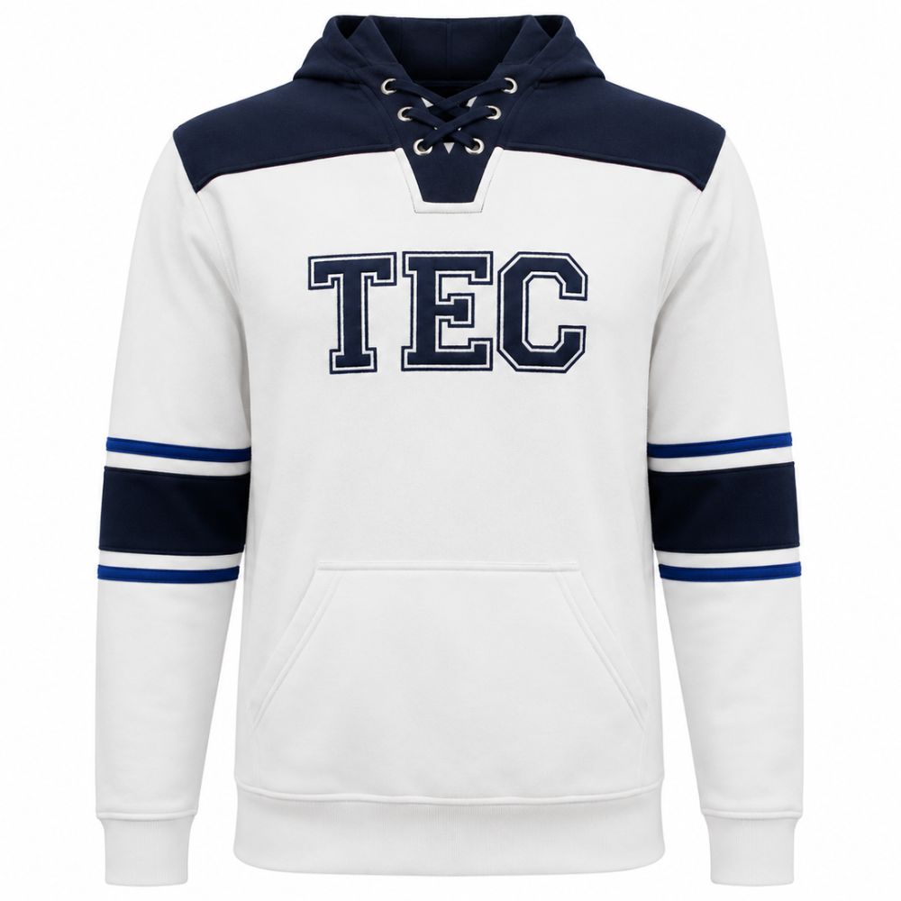 Sudadera Vintage TEC Hueso, Unisex