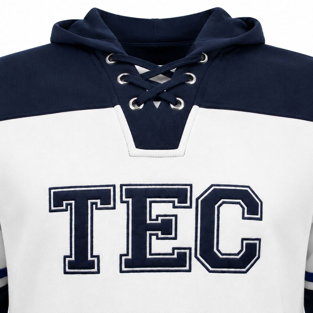 Sudadera Vintage TEC Hueso, Unisex