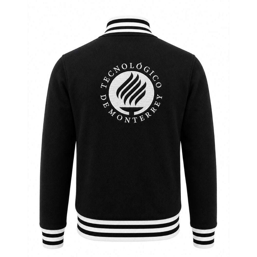 Chamarra Universitaria ANTORCHA Negra, Unisex