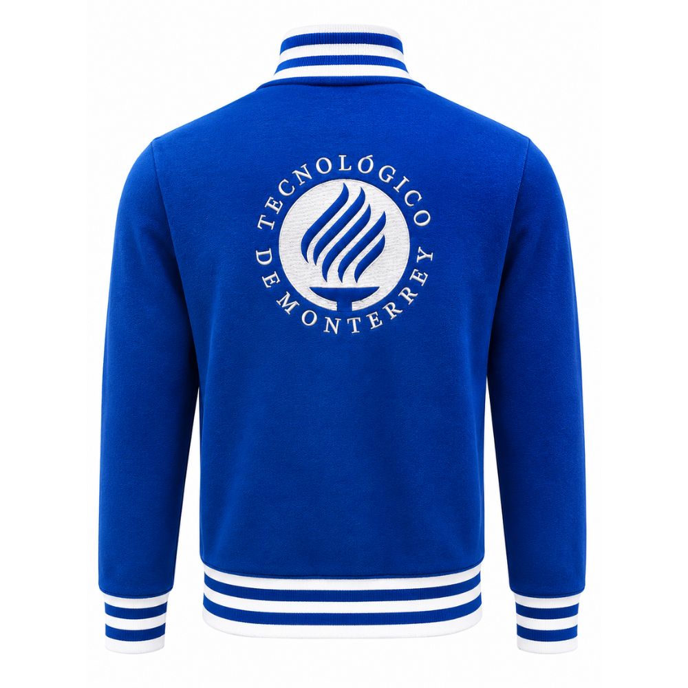 Chamarra Universitaria ANTORCHA Azul Rey, Unisex