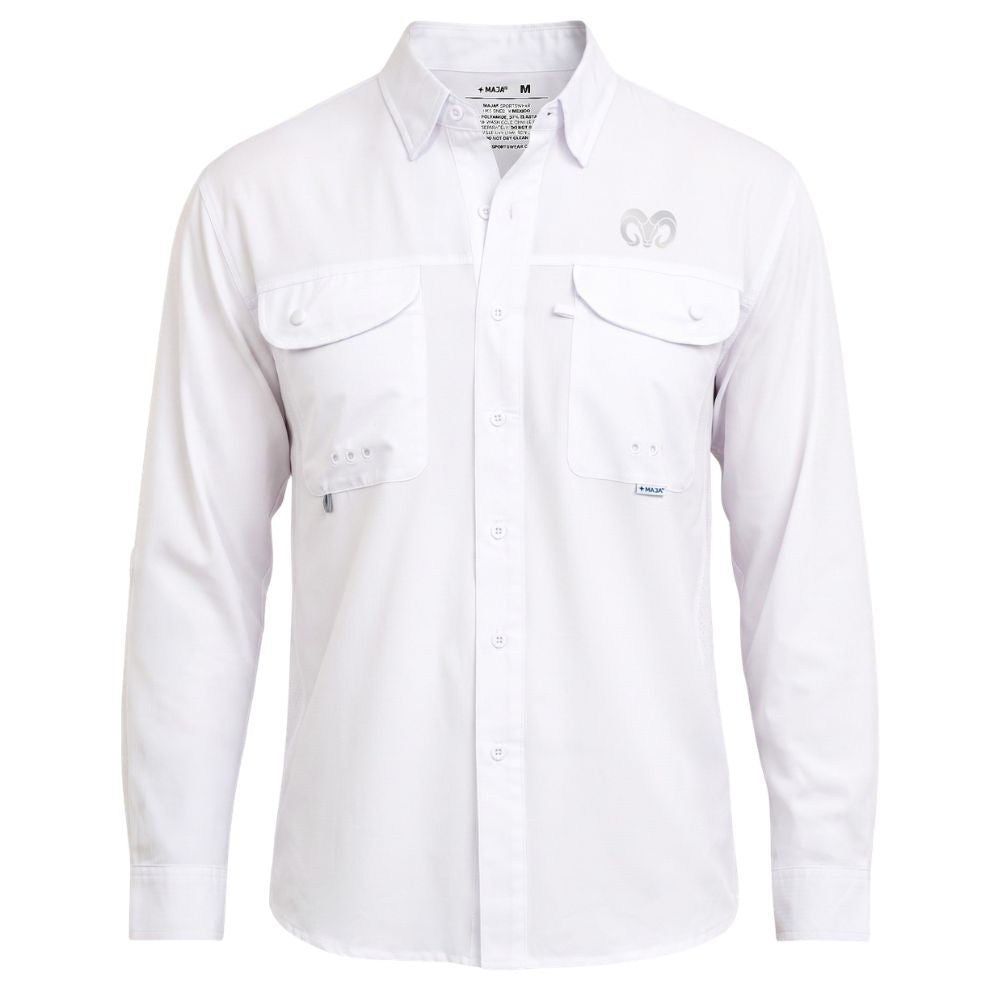 Camisa MAJA Outdoor Signature BORREGOS Blanco, Unisex