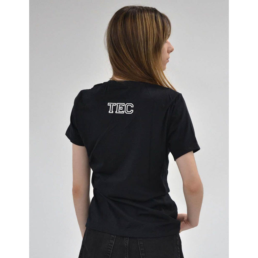 Playera Casual Disney Mickey Just Saying TEC Mujer Negro