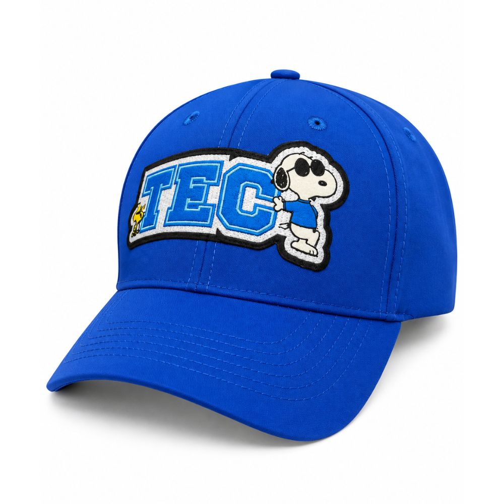 Gorra Snoopy Peanut Tec 80 Aniversario Azul