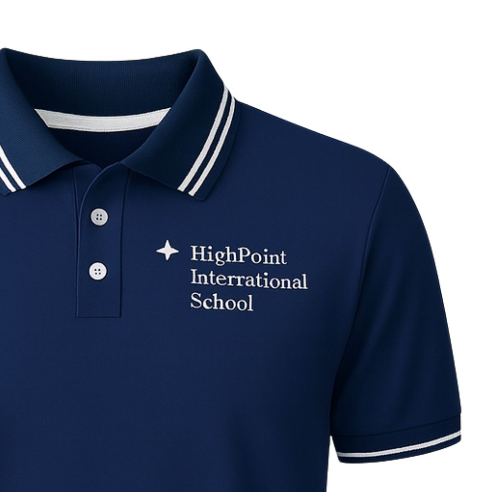 Playera Polo Uniforme HPIS marino