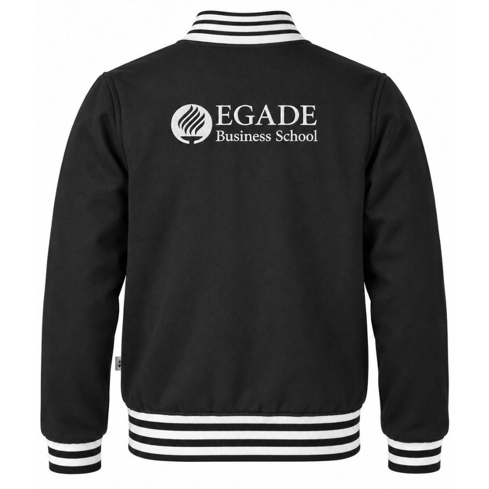 Chamarra Universitaria Básica EGADE Negro, Unisex