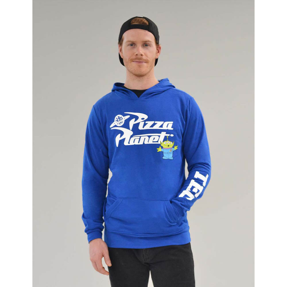 Sudadera Disney Pizza Planet TEC Azul, unisex