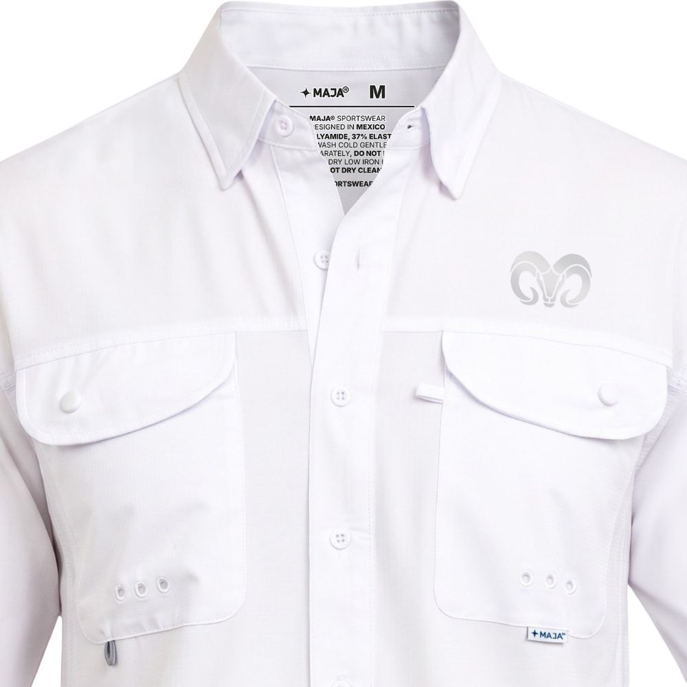Camisa MAJA Outdoor Signature BORREGOS Blanco, Unisex