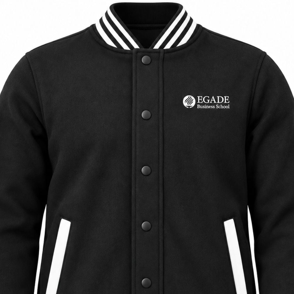 Chamarra Universitaria Básica EGADE Negro, Unisex