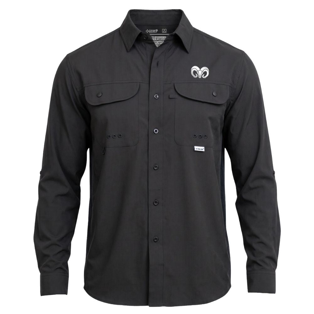 Camisa MAJA Outdoor Signature BORREGOS Negro, Unisex